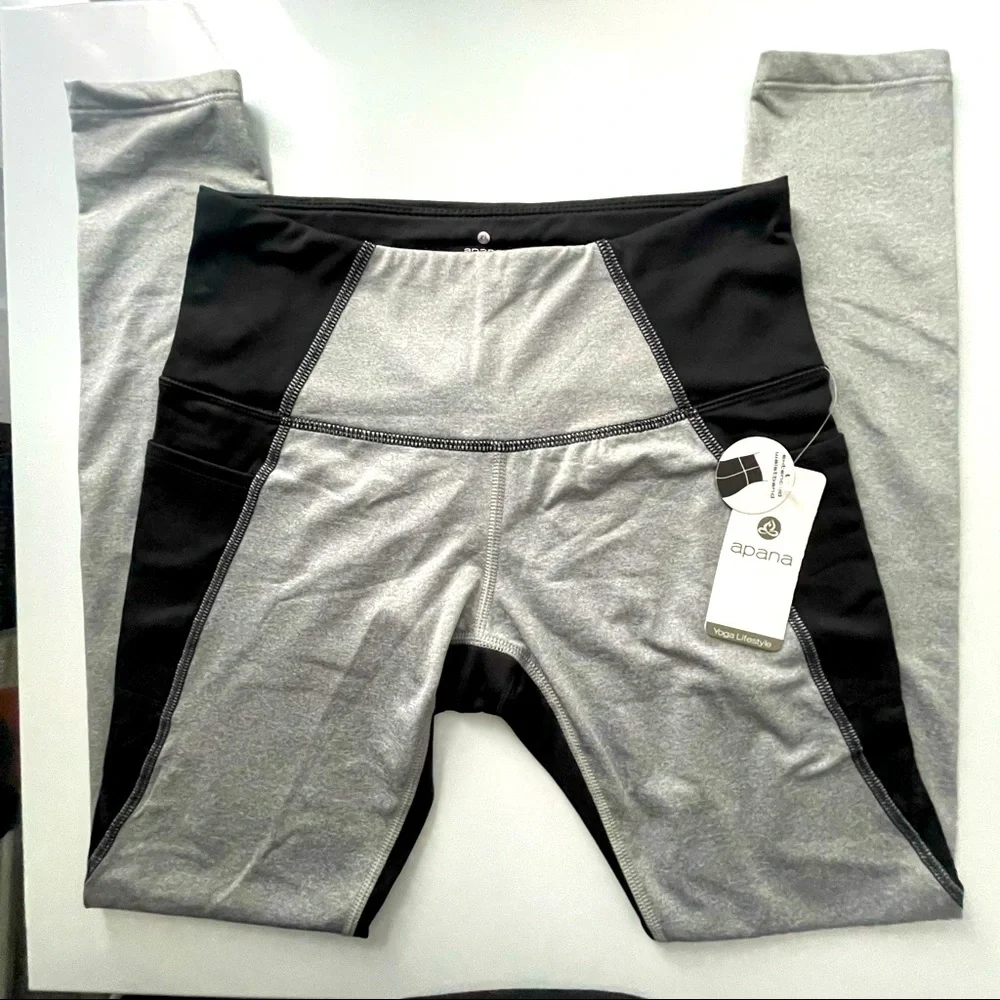 Apana Yoga Lifestyle Leggings with Pockets - Picture 1 of 12